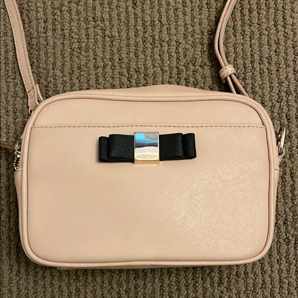 Danier Leather Bow Camera Crossbody Bag